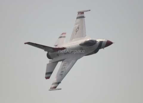 United States Air Force General Dynamics F-16C Fighting Falcon (91-0413) at  Cleveland - Burke Lakefront, United States