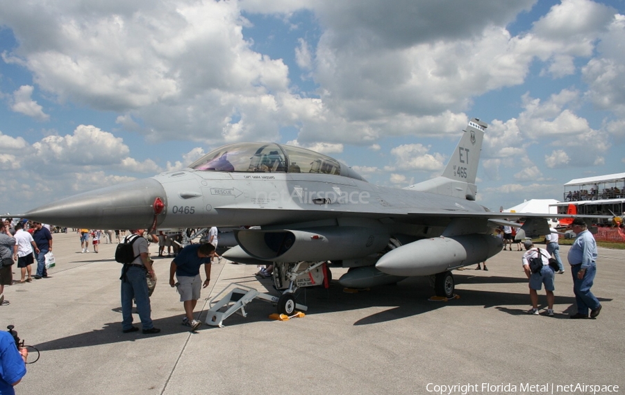 United States Air Force General Dynamics F-16D Fighting Falcon (91-0465) | Photo 463275
