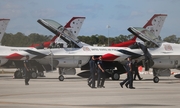 United States Air Force General Dynamics F-16DM Fighting Falcon (91-0466) at  Daytona Beach - Regional, United States