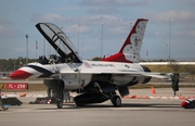 United States Air Force General Dynamics F-16DM Fighting Falcon (91-0479) at  Daytona Beach - Regional, United States