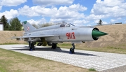 Polish Air Force (Siły Powietrzne) Mikoyan-Gurevich MiG-21MF Fishbed-J (9113) at  Deblin, Poland