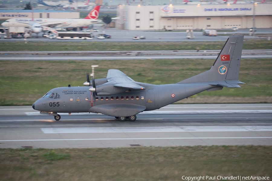 Turkish Air Force (Türk Hava Kuvvetleri) CASA CN-235M-100 (92-055) | Photo 75713