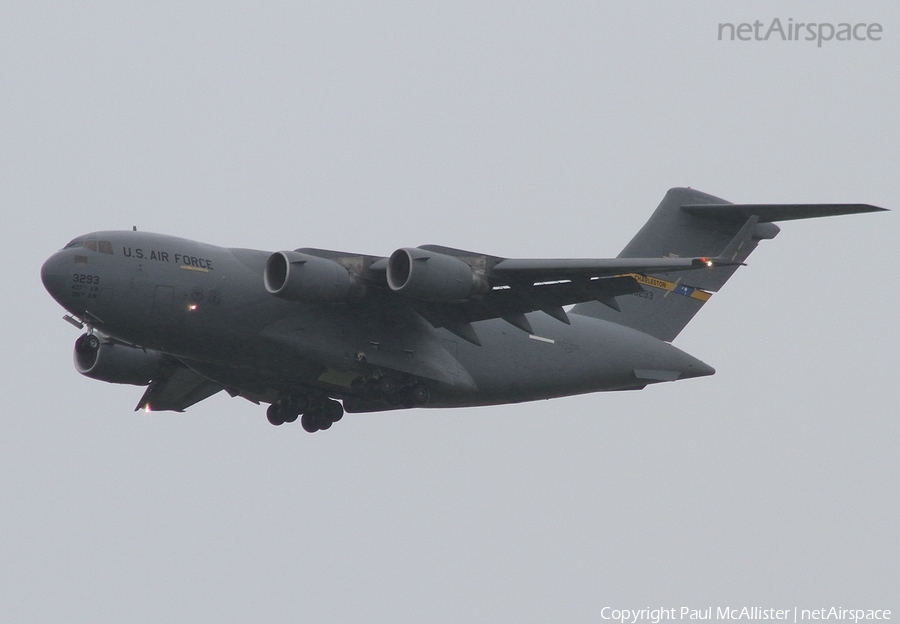 United States Air Force Boeing C-17A Globemaster III (92-3293) | Photo 28087