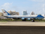 United States Air Force Boeing VC-25A (92-9000) at  San Juan - Luis Munoz Marin International, Puerto Rico