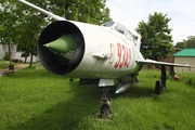Polish Air Force (Siły Powietrzne) Mikoyan-Gurevich MiG-21UM Mongol-B (9349) at  Krakow Rakowice-Czyzyny (closed) Polish Aviation Museum (open), Poland