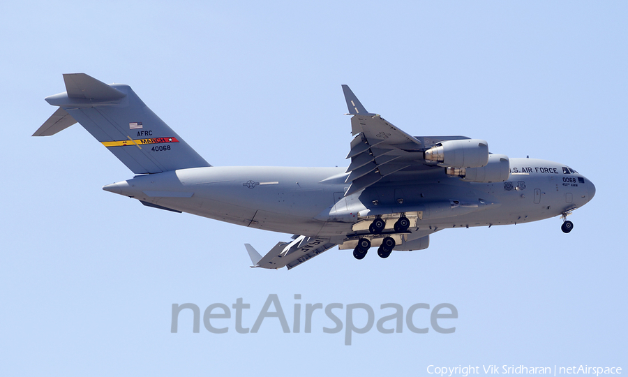 United States Air Force Boeing C-17A Globemaster III (94-0068) | Photo 237562