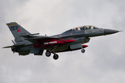 Turkish Air Force (Türk Hava Kuvvetleri) General Dynamics F-16D Fighting Falcon (94-1557) at  Schleswig - Jagel Air Base, Germany