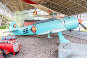 East German Air Force Yakovlev Yak-11 (98) at  Cottbus-Nord, Germany