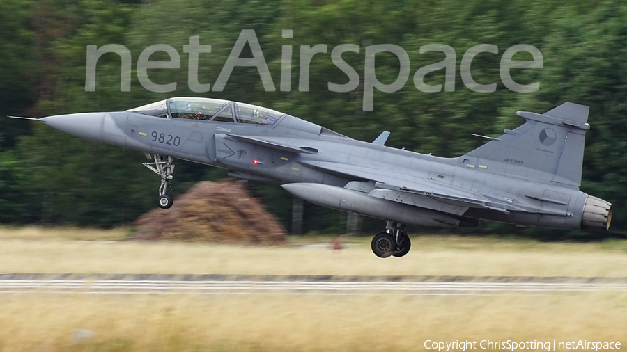 Czech Air Force SAAB JAS 39D Gripen (9820) | Photo 188942