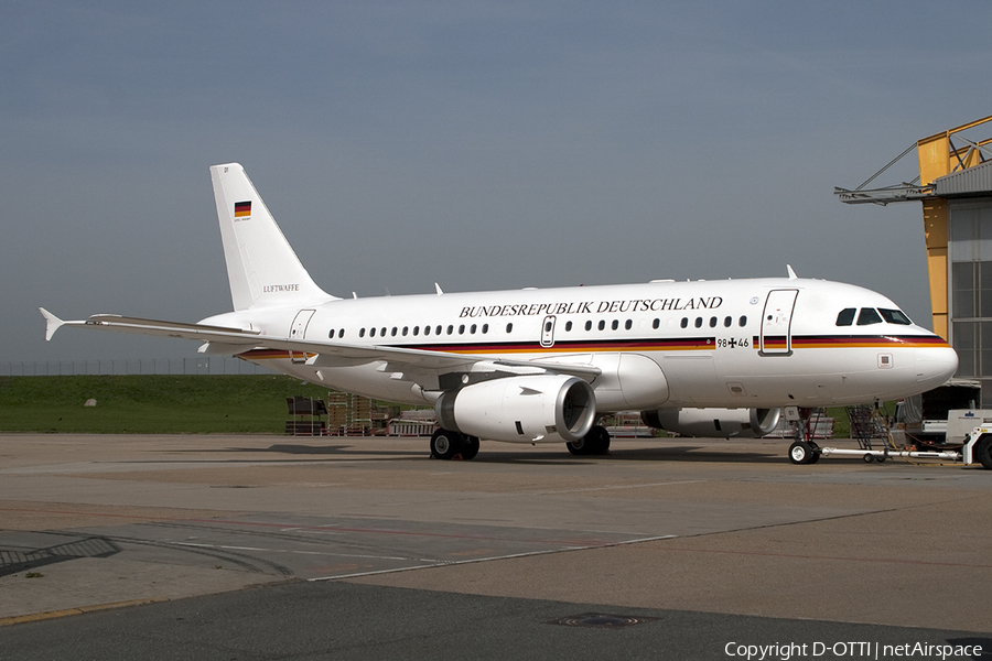 German Air Force Airbus A319-133X CJ (9846) | Photo 289576