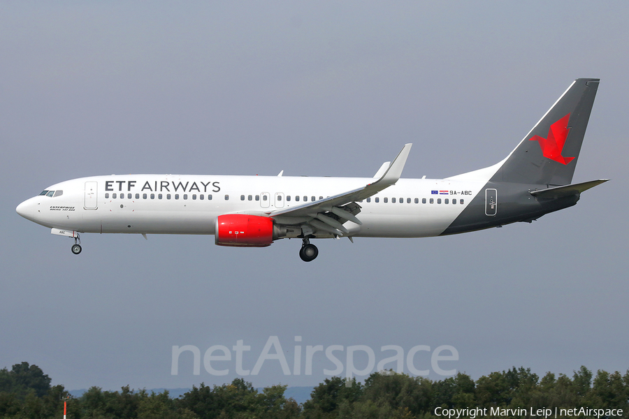 ETF Airways Boeing 737-8Q8 (9A-ABC) | Photo 489833