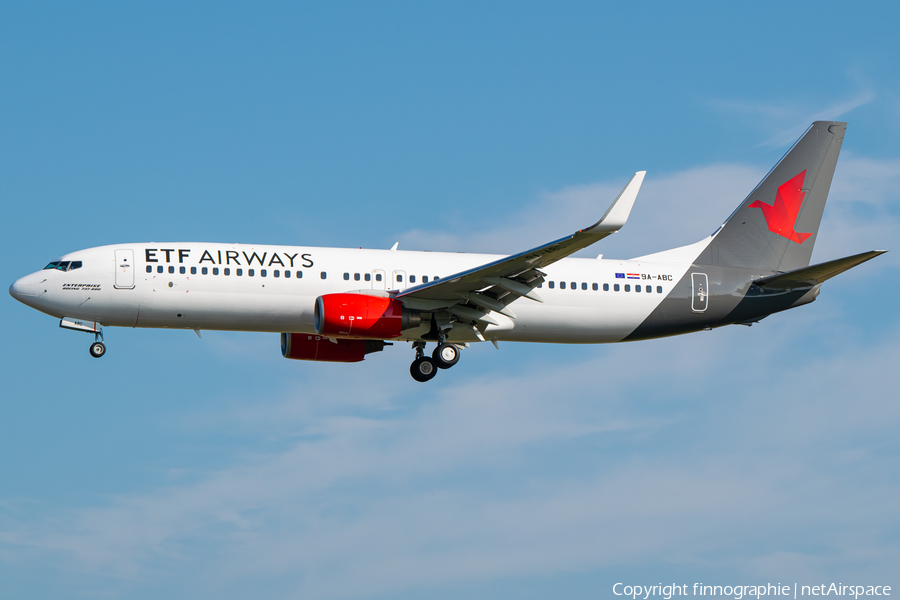 ETF Airways Boeing 737-8Q8 (9A-ABC) | Photo 456008