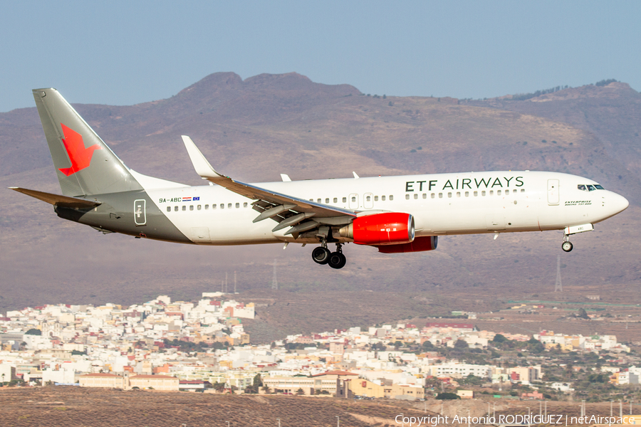 ETF Airways Boeing 737-8Q8 (9A-ABC) | Photo 474741