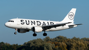 Sundair Airbus A319-112 (9A-BER) at  Bremen, Germany