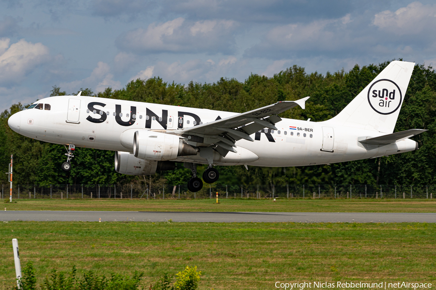 Sundair Airbus A319-112 (9A-BER) | Photo 522808