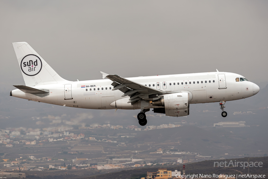 Sundair Airbus A319-112 (9A-BER) | Photo 478825