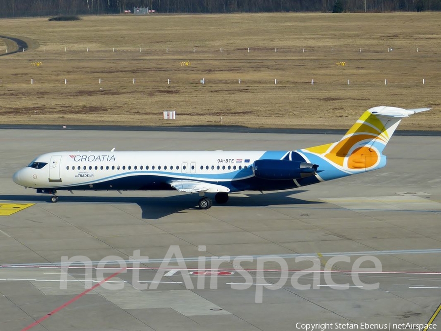 Croatia Airlines (Trade Air) Fokker 100 (9A-BTE) | Photo 146237