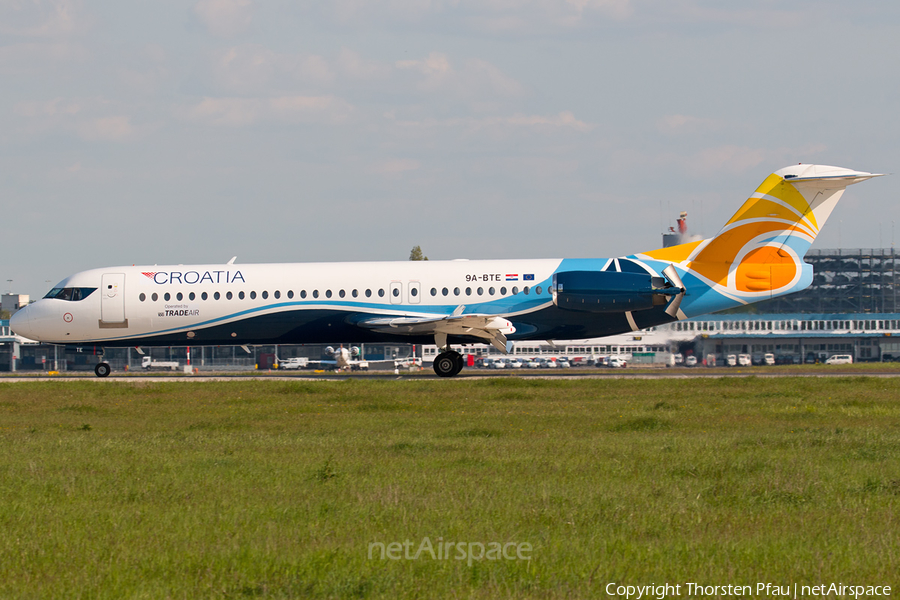 Croatia Airlines (Trade Air) Fokker 100 (9A-BTE) | Photo 107107