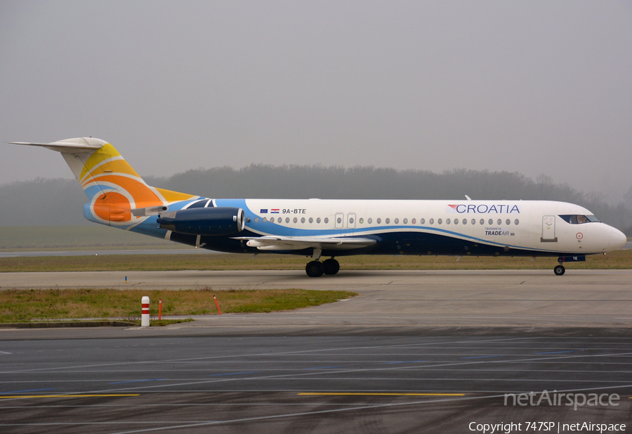 Croatia Airlines (Trade Air) Fokker 100 (9A-BTE) | Photo 133885