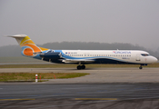 Croatia Airlines (Trade Air) Fokker 100 (9A-BTE) at  Geneva - International, Switzerland