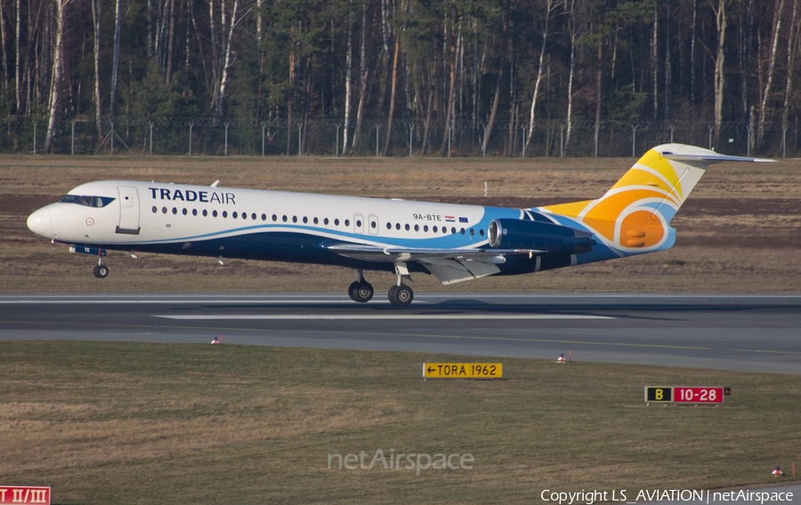 Trade Air Fokker 100 (9A-BTE) | Photo 102824