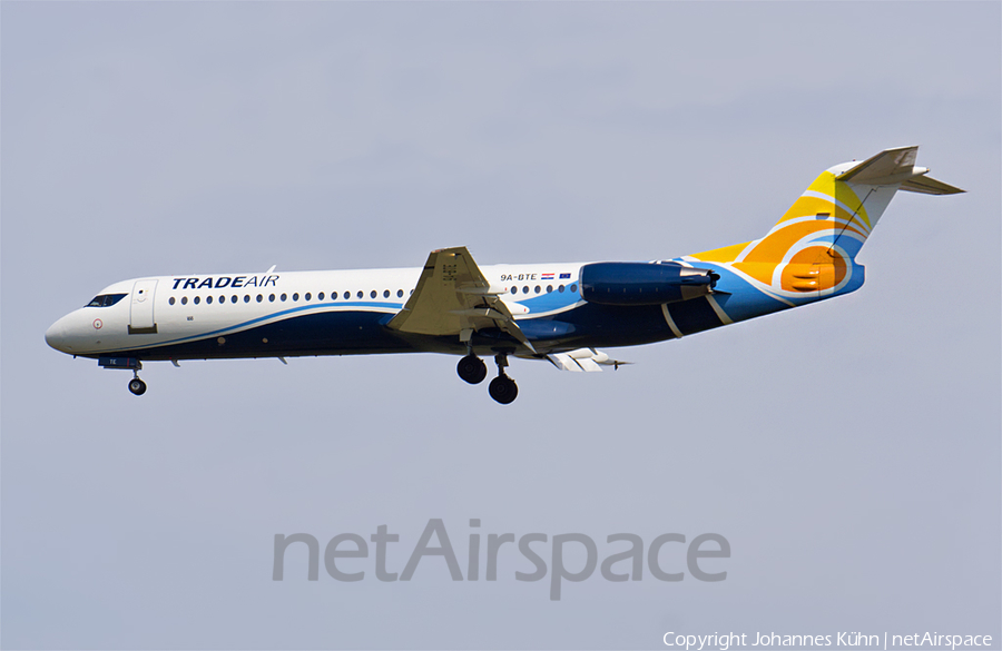 Trade Air Fokker 100 (9A-BTE) | Photo 78754