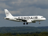 Sundair Airbus A319-112 (9A-BWK) at  Cologne/Bonn, Germany