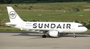 Sundair Airbus A319-112 (9A-BWK) at  Cologne/Bonn, Germany