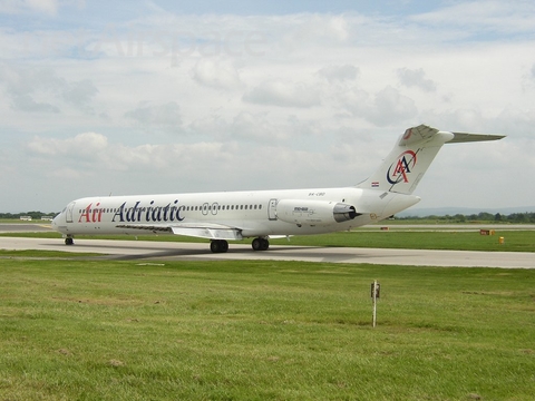 Air Adriatic McDonnell Douglas MD-82 (9A-CBD) at  Manchester - International (Ringway), United Kingdom