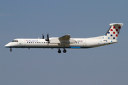 Croatia Airlines Bombardier DHC-8-402Q (9A-CQB) at  Rome - Fiumicino (Leonardo DaVinci), Italy