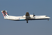 Croatia Airlines Bombardier DHC-8-402Q (9A-CQB) at  Rome - Fiumicino (Leonardo DaVinci), Italy