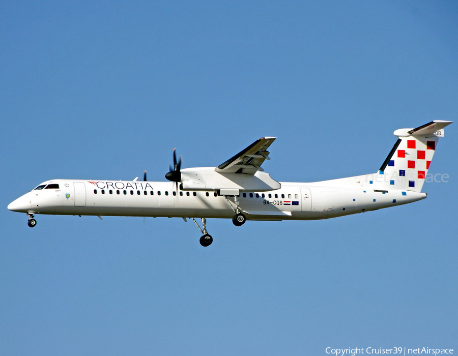 Croatia Airlines Bombardier DHC-8-402Q (9A-CQB) | Photo 393113
