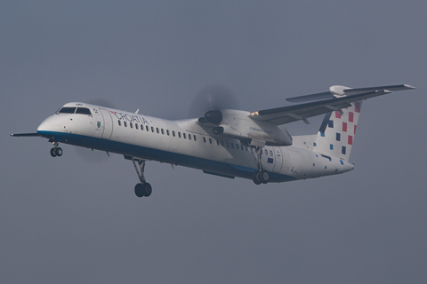 Croatia Airlines Bombardier DHC-8-402Q (9A-CQD) at  Zurich - Kloten, Switzerland