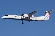 Croatia Airlines Bombardier DHC-8-402Q (9A-CQE) at  Rome - Fiumicino (Leonardo DaVinci), Italy