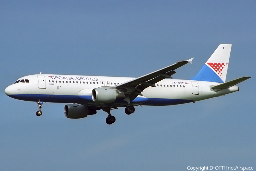 Croatia Airlines Airbus A320-212 (9A-CTF) | Photo 318093