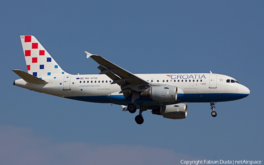 Croatia Airlines Airbus A319-112 (9A-CTG) | Photo 252536