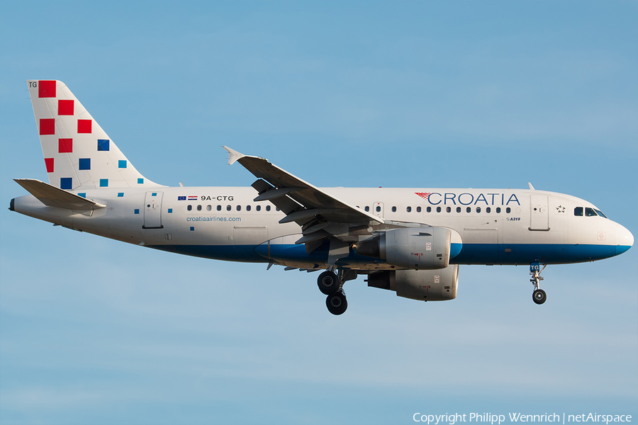 Croatia Airlines Airbus A319-112 (9A-CTG) | Photo 194000