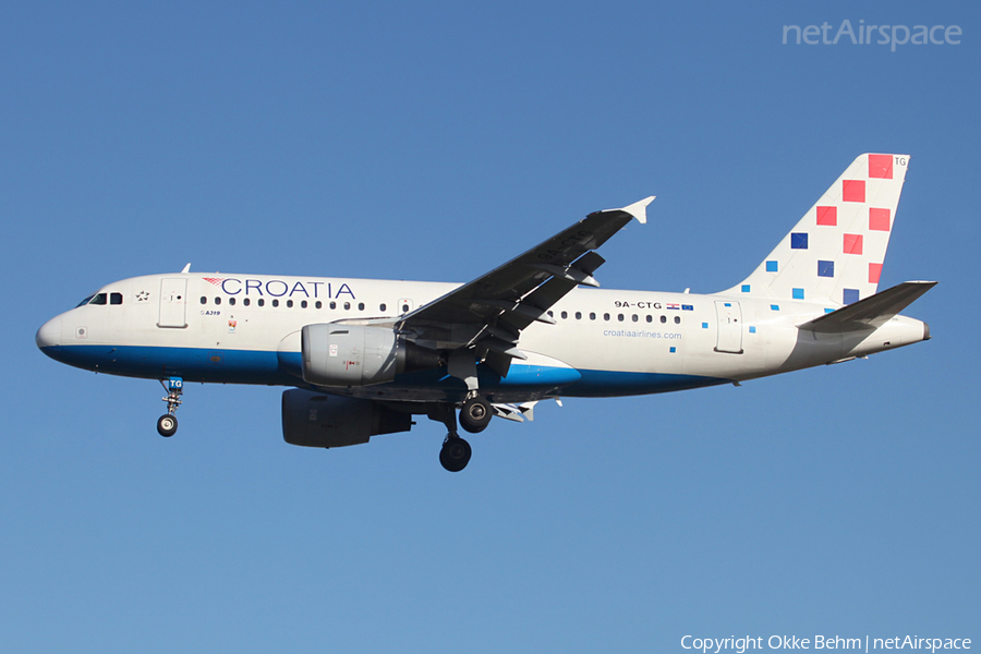 Croatia Airlines Airbus A319-112 (9A-CTG) | Photo 41565