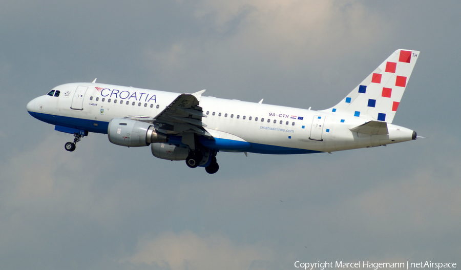Croatia Airlines Airbus A319-112 (9A-CTH) | Photo 107923