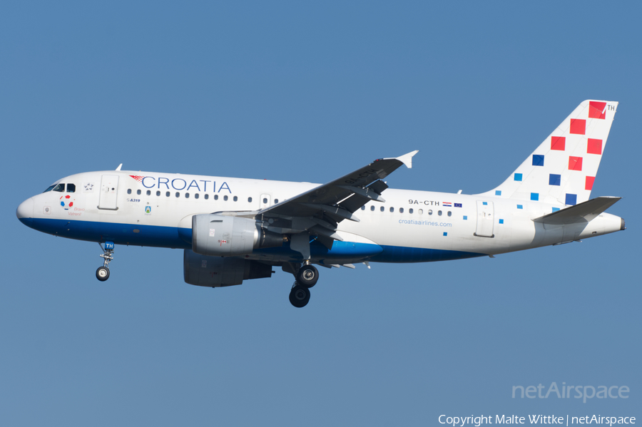 Croatia Airlines Airbus A319-112 (9A-CTH) | Photo 473335