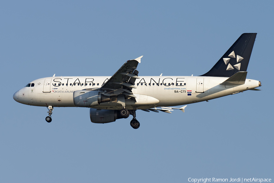 Croatia Airlines Airbus A319-112 (9A-CTI) | Photo 181324