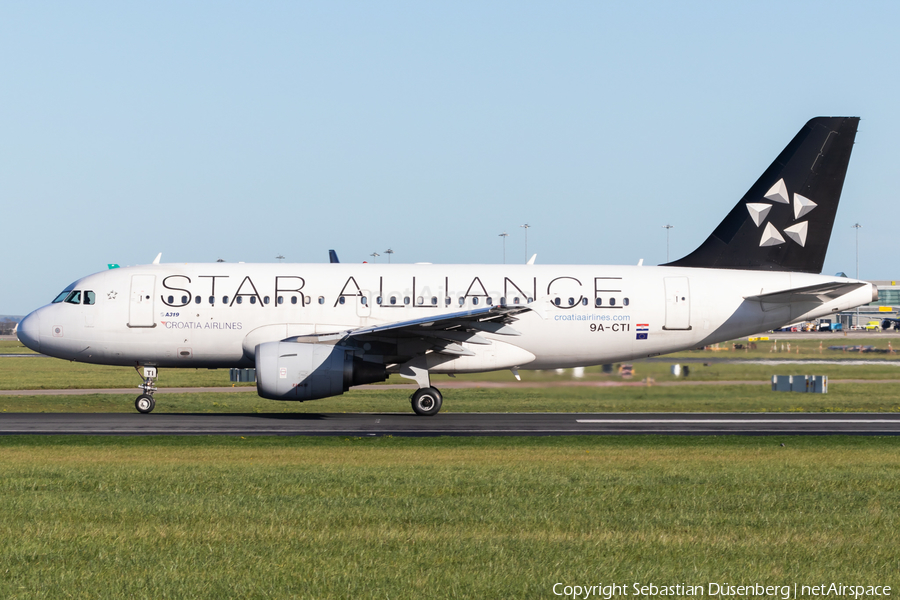Croatia Airlines Airbus A319-112 (9A-CTI) | Photo 291567