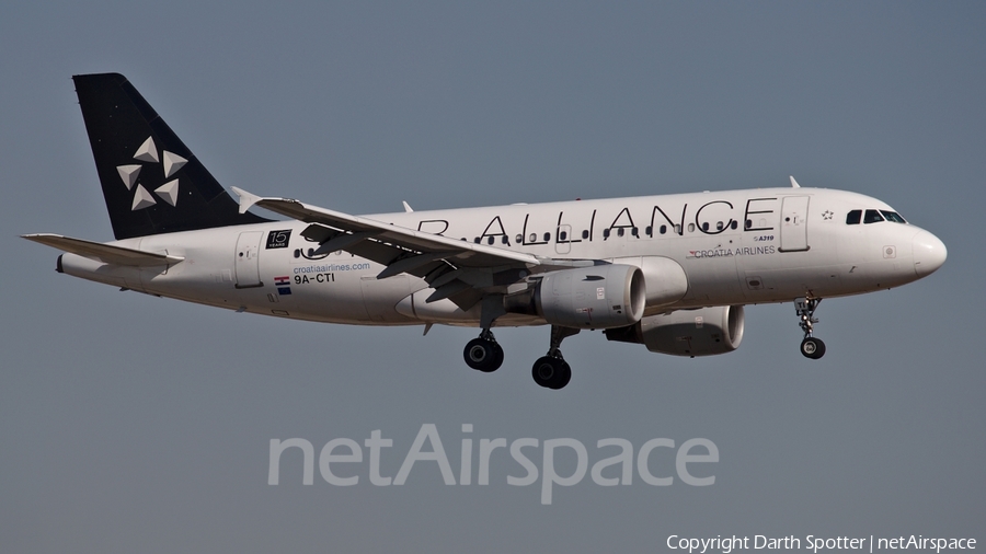 Croatia Airlines Airbus A319-112 (9A-CTI) | Photo 230826