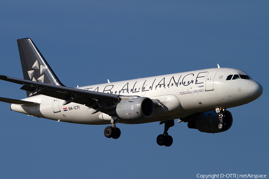 Croatia Airlines Airbus A319-112 (9A-CTI) | Photo 368140