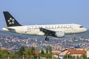 Croatia Airlines Airbus A319-112 (9A-CTI) at  Butmir - Sarajevo International, Bosnia and Herzegovina