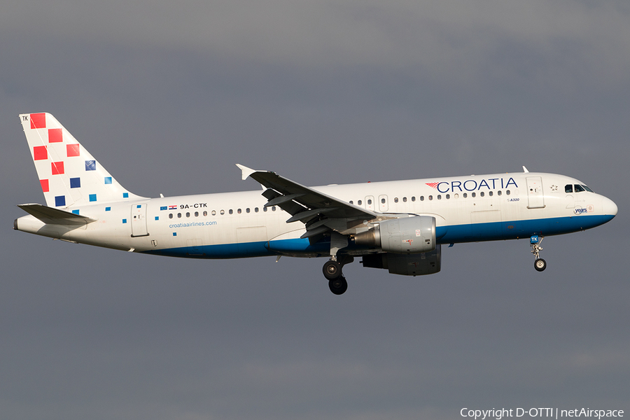 Croatia Airlines Airbus A320-214 (9A-CTK) | Photo 529482