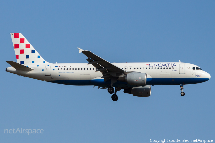 Croatia Airlines Airbus A320-214 (9A-CTK) | Photo 93556