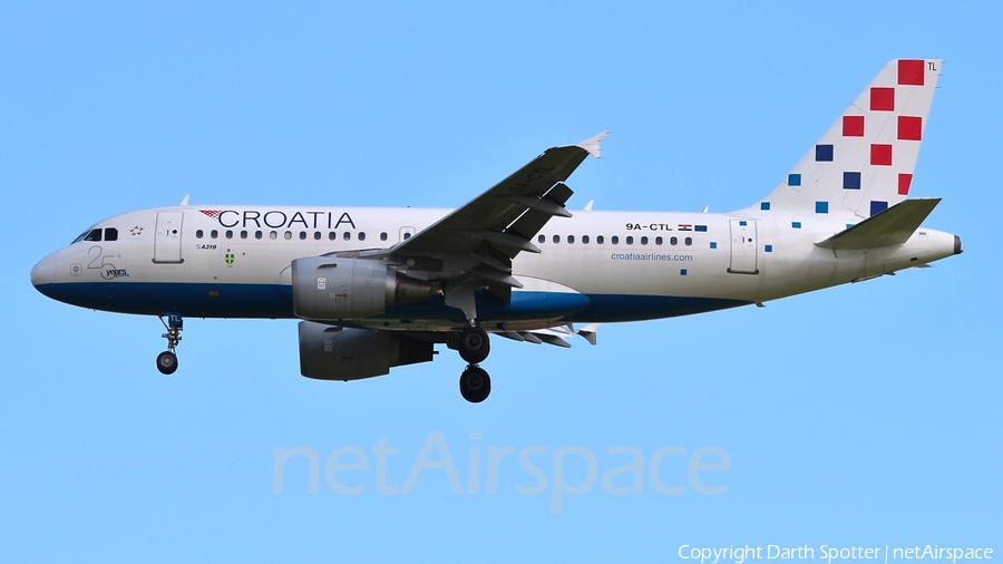 Croatia Airlines Airbus A319-112 (9A-CTL) | Photo 219936