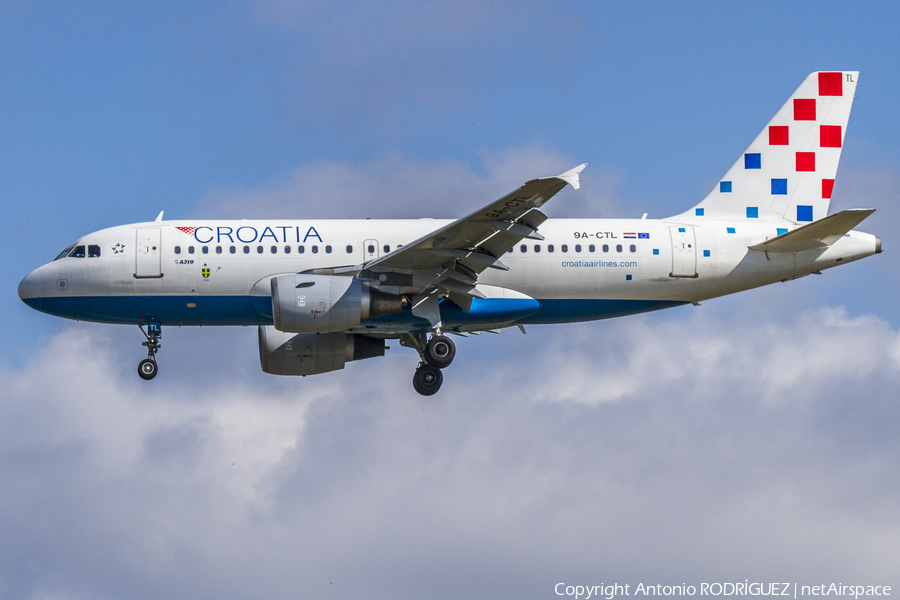 Croatia Airlines Airbus A319-112 (9A-CTL) | Photo 249734