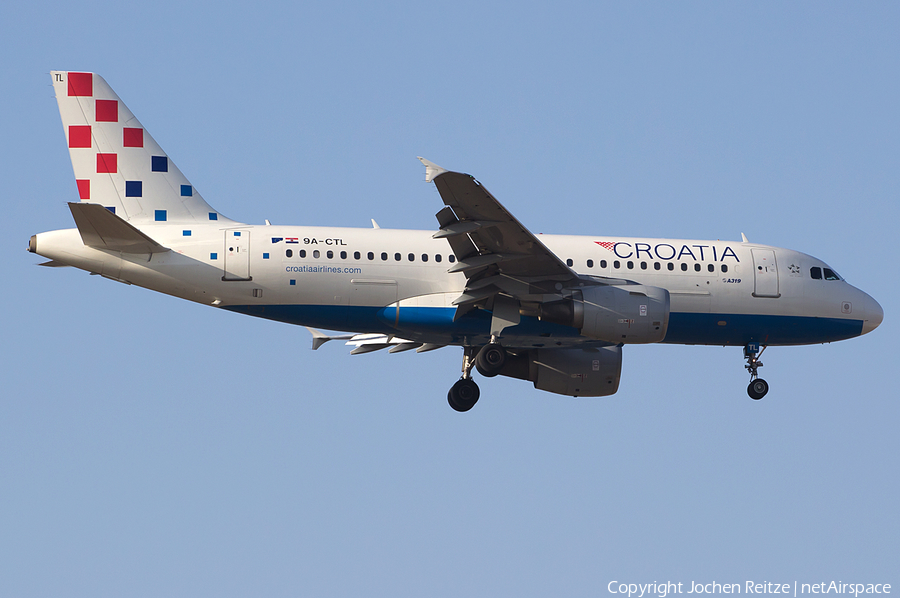 Croatia Airlines Airbus A319-112 (9A-CTL) | Photo 45386